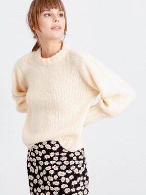 Rails "Sybil" mock neck sweater in "butterscotch"